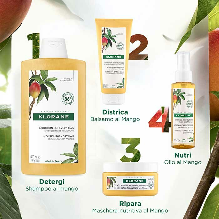 Klorane Balsamo Al Mango Nutritivo Capelli Secchi 200 ml