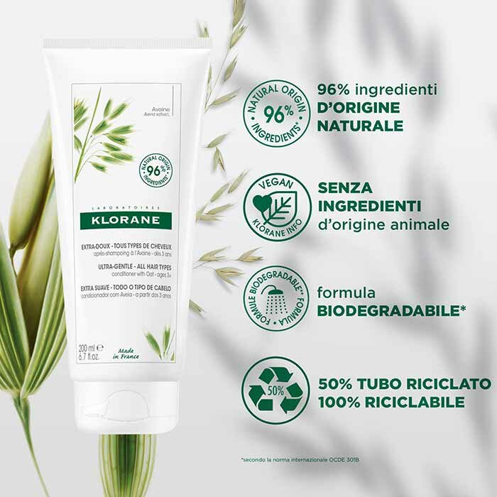 Klorane Balsamo All'Avena Bio Extra Delicato Protettivo 200 ml
