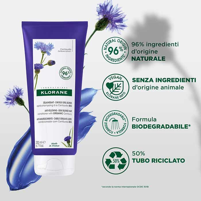 Klorane Balsamo alla Centaurea Bio Anti-Ingiallimento 200 ml