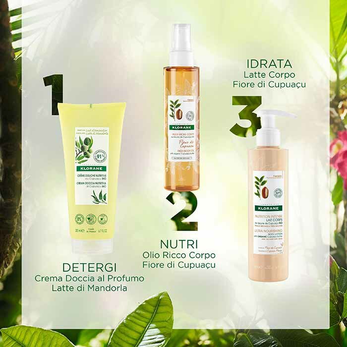 Klorane Crema Doccia Nutritiva Profumo Latte di Mandorla 200 ml