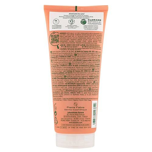 Klorane Crema Doccia Nutritiva Profumo Latte di Rosa 200 ml