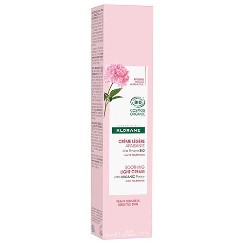 Klorane Crema Leggera Lenitiva Peonia Bio Pelle Sensibile 40 ml