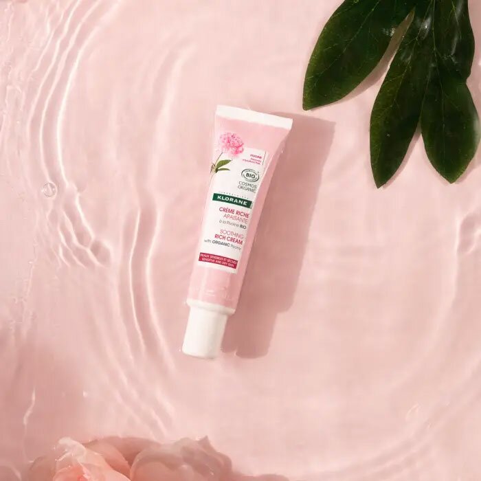 Klorane Crema Ricca Lenitiva Peonia Bio Pelle Sensibile 40 ml