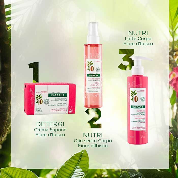 Klorane Crema Sapone Fiore d'Ibisco e Burro di Cupuaçu Bio 100 g