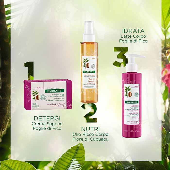 Klorane Crema Sapone Foglie di Fico e Burro di Cupuaçu Bio 100 g
