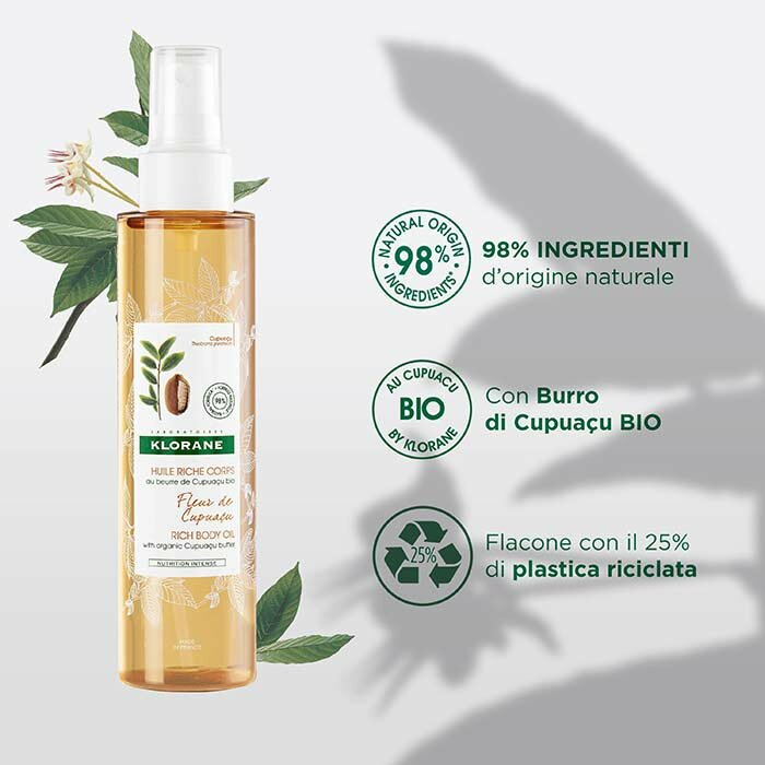 Klorane Fiore di Cupuaçu Olio Ricco Spray Corpo 150 ml