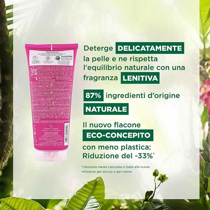 Klorane Gel Doccia Nutritivo Idratante al Cupuaçu Bio 200 ml