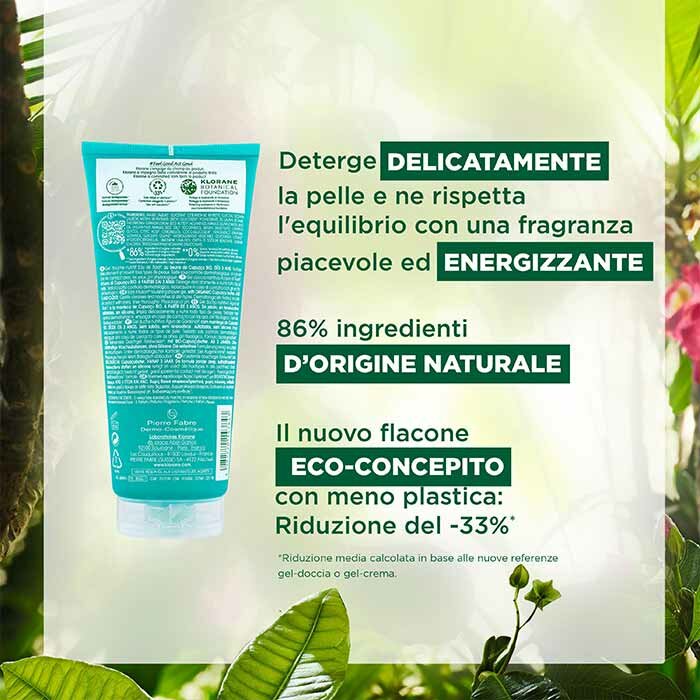 Klorane Gel Doccia Nutritivo Profumo Eau de Tiaré 200 ml