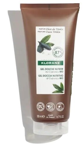 Klorane gel doccia nutritivo profumo fava tonka 200 ml