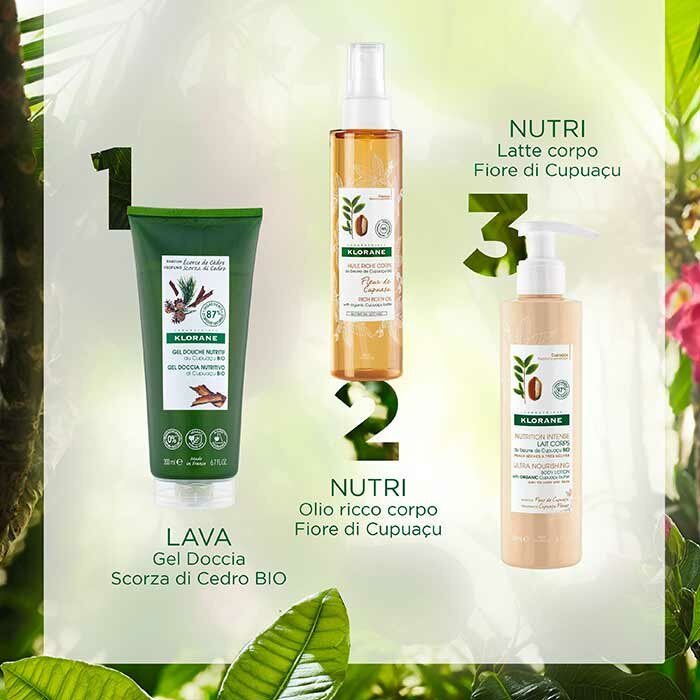Klorane Gel Doccia Nutritivo  Profumo Scorza di Cedro 200 ml