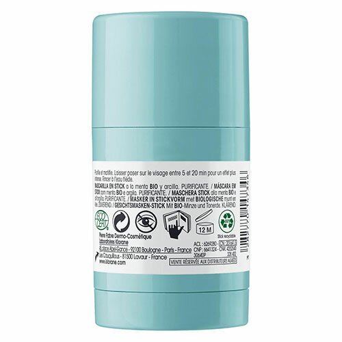 Klorane Maschera Stick alla Menta BIO e all'Argilla 25 g