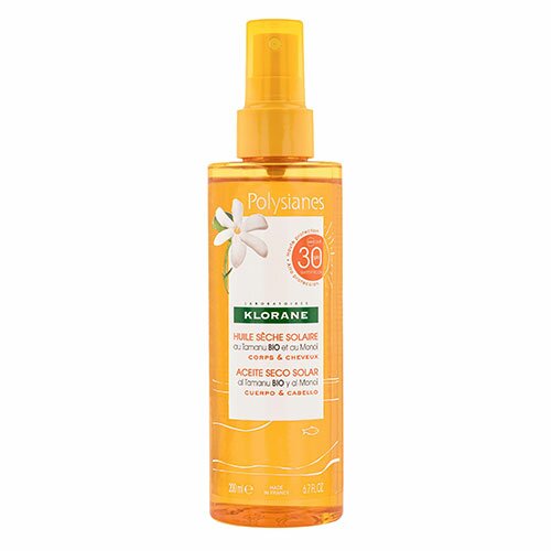 Klorane Olio Secco Solare SPF 30 Protezione Alta 200 ml