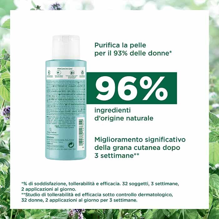 Klorane Polvere Purificante 3 in 1 alla Menta BIO e Argilla 50 g