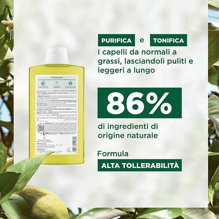 Klorane Shampoo al Cedro Capelli Normali a Grassi 400 ml