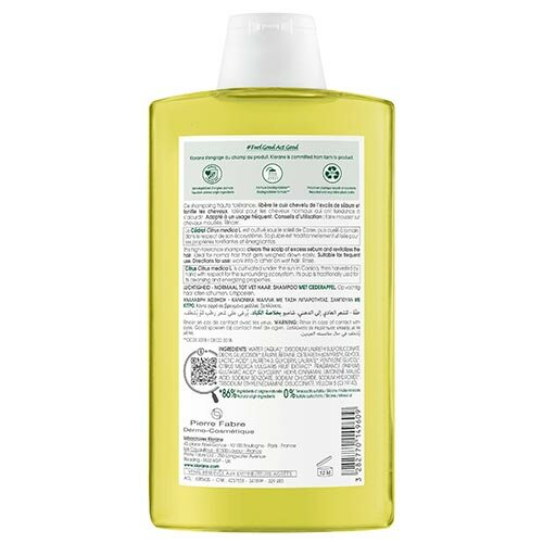 Klorane Shampoo al Cedro Capelli Normali a Grassi 400 ml