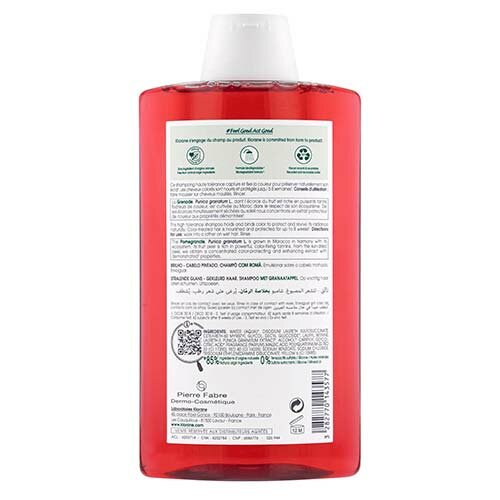 Klorane Shampoo al Melograno Luminosità Capelli Colorati 400 ml
