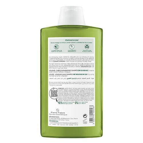 Klorane Shampoo all'Ulivo Bio per Capelli Assottigliati 400 ml