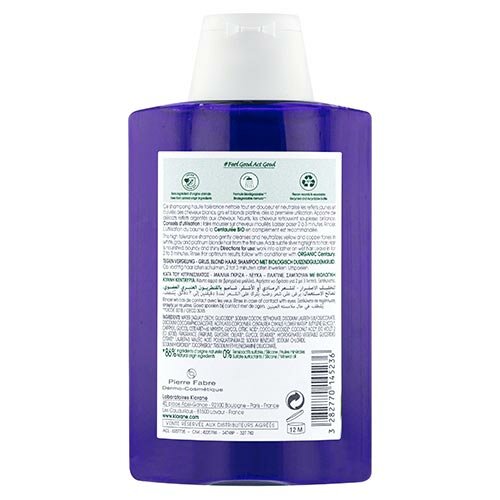 Klorane Shampoo alla Centaurea Bio Anti-Ingiallimento 200 ml