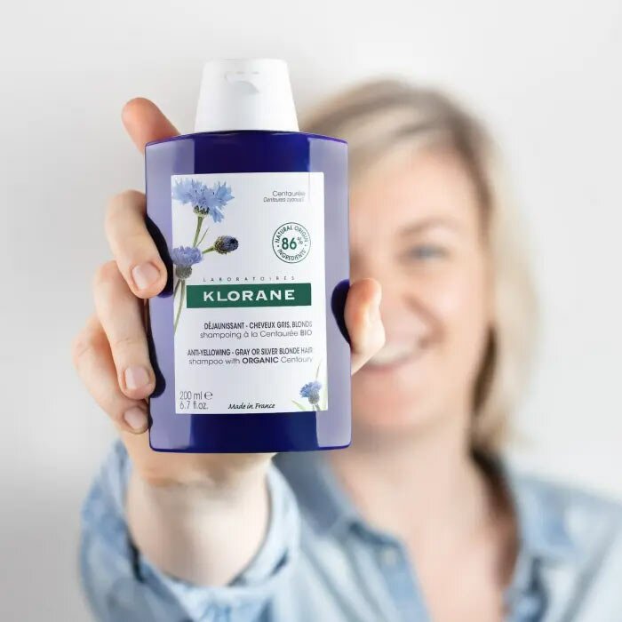 Klorane Shampoo alla Centaurea Bio Anti-Ingiallimento 200 ml