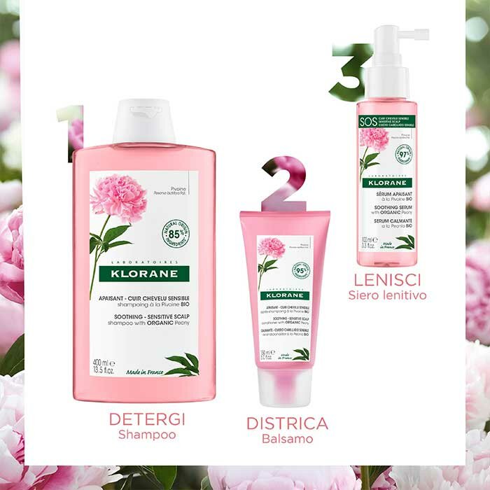 Klorane Shampoo Delicato alla Peonia Bio Lenitivo 200 ml
