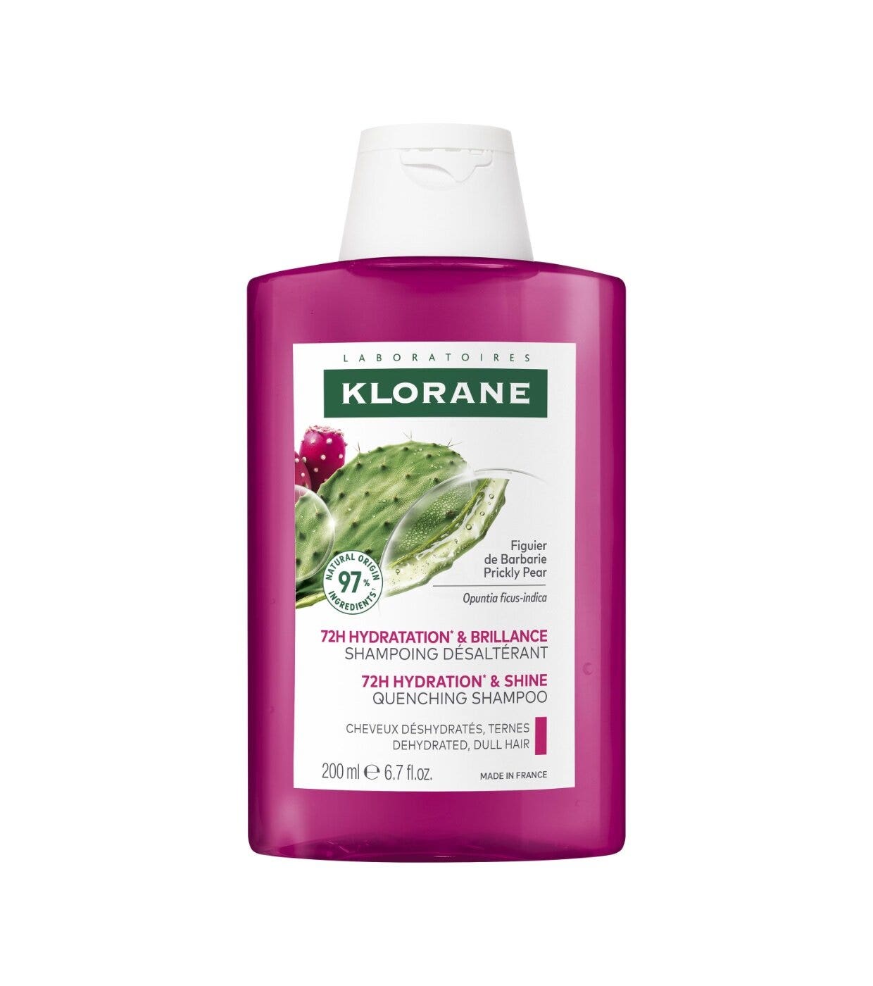 Klorane shampoo idratante illuminante fico dâindia 200ml