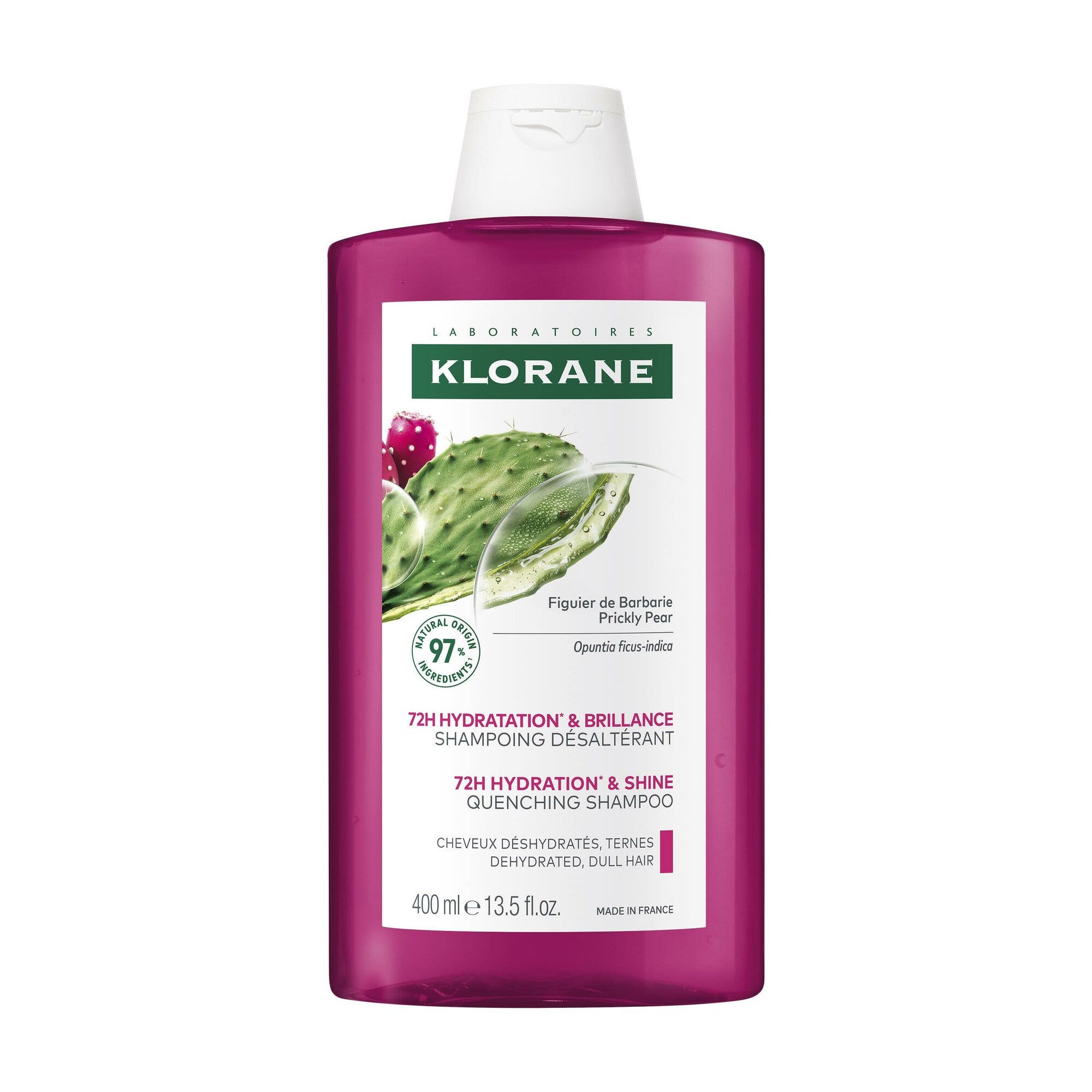 Klorane shampoo idratante illuminante fico dâindia 400ml