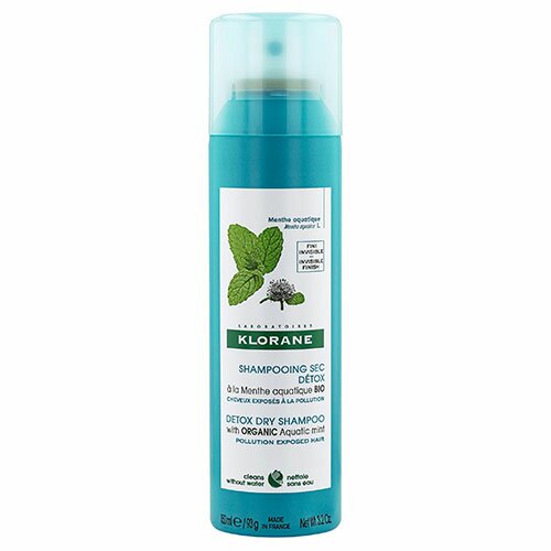 Klorane Shampoo Secco Detox alla Menta Acquatica Bio 150 ml