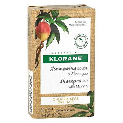 Klorane Shampoo Solido al Mango Nutritivo Capelli Secchi 80 g