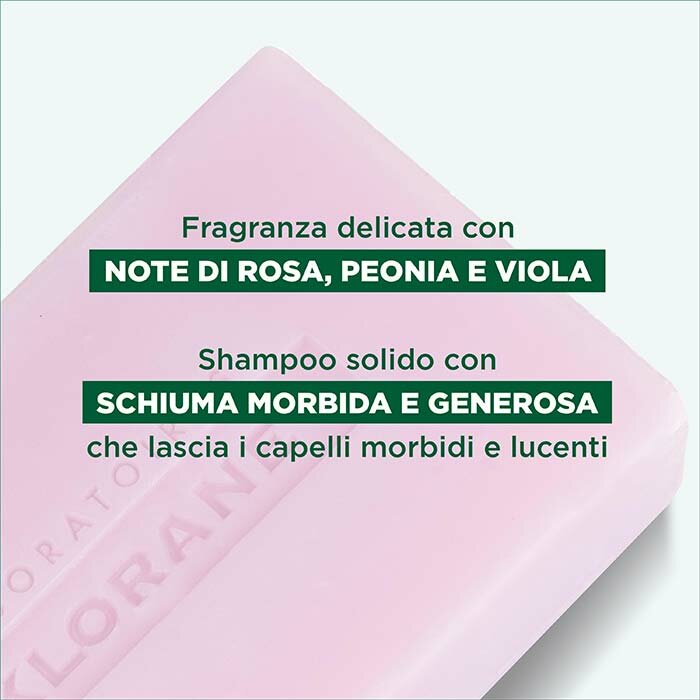 Klorane Shampoo Solido Lenitivo Peonia Bio 80 g