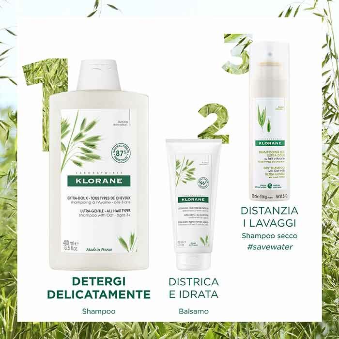 Klorane Shampoo Ultra-Gentile Latte D'Avena 200 ml