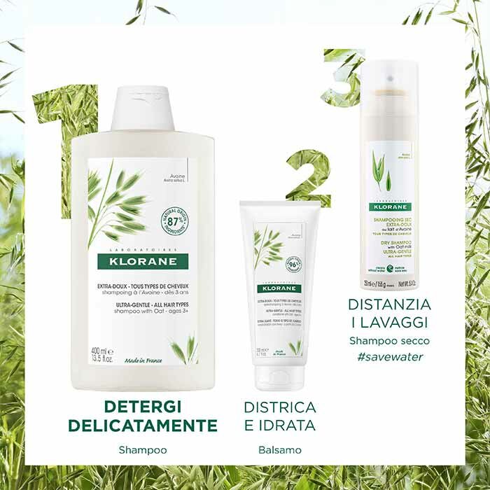 Klorane Shampoo Ultra-Gentile Latte D'Avena 400 ml