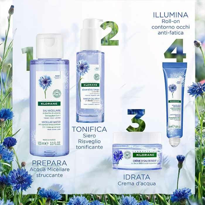 Klorane Siero Risveglio Tonificante Fiordaliso Bio 50 ml