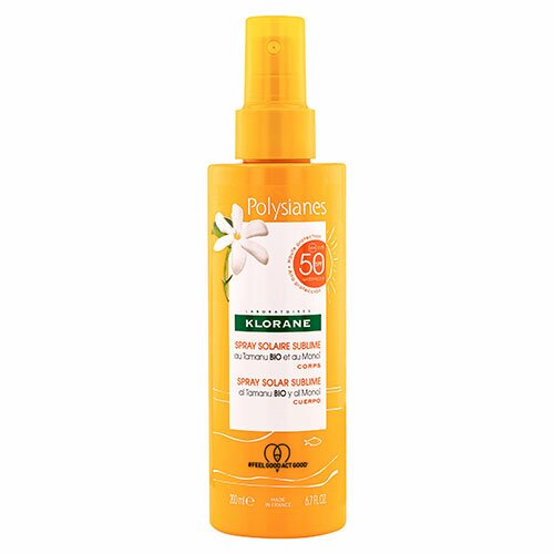 Klorane Spray Solare Spf 50 Corpo Monoï e Tamanu Bio 200 ml