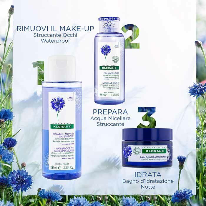 Klorane Struccante Occhi Waterproof al Fiordaliso Bio 100 ml