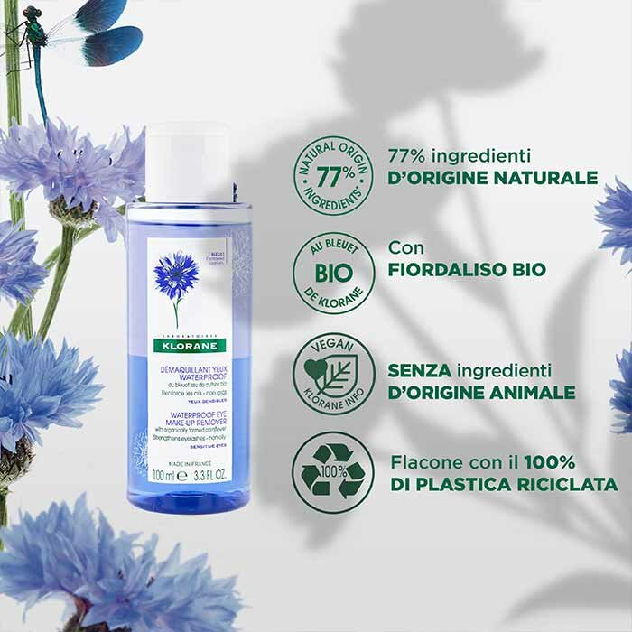 Klorane Struccante Occhi Waterproof al Fiordaliso Bio 100 ml