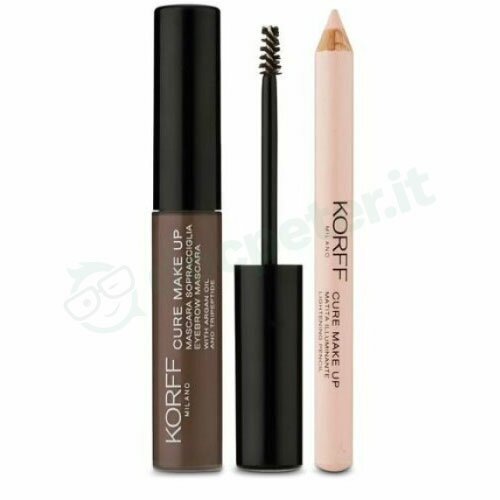 Korff Kit Sopracciglia Mascara e Matita Illuminante N.01 4ml
