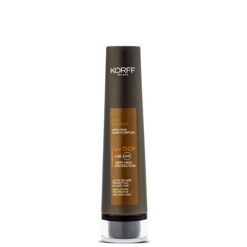 KORFF Sun Secret Latte Solare Protettivo e Anti-Age SPF50+ 100 ml