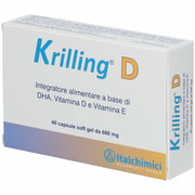 Krilling d integratore di omega-3 40 capsule