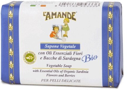 L'amande fiori e bacche di sardegna sapone vegetale 200 g