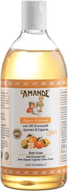 L'amande marseille bagno schiuma agrumi di liguria 500 ml