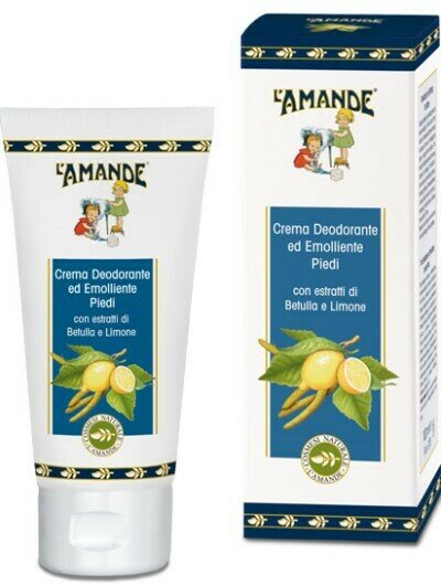 L'amande marseille crema deodorante/emolliente piedi 100 ml