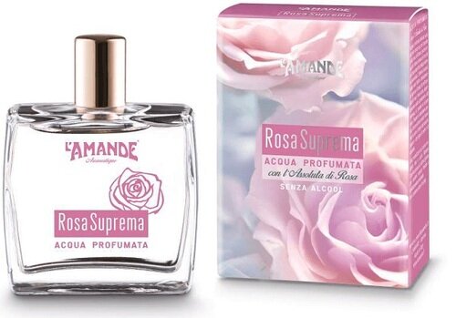 L'amande rosasuprema acqua profumata no alcool 100 ml