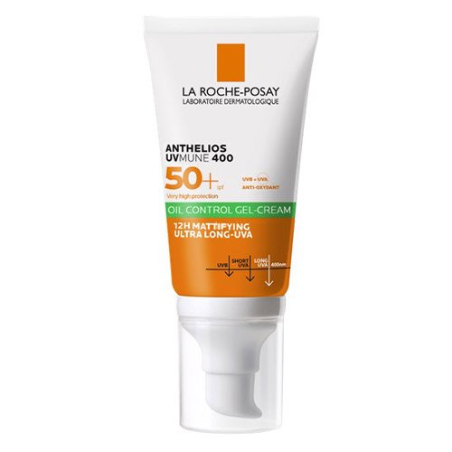 La Roche Posay Anthelios Gel-Crema Solare Tocco Secco Anti-lucidità SPF 50+ Senza Profumo 50 ml