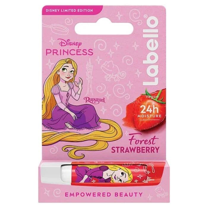Labello disney princess rapunzel forest strawberry balsamo labbra 4,8g