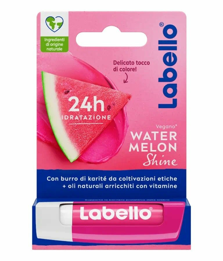 Labello watermelon shine burrocacao labbra colorato e idratante all'aroma di cocomero 4,8g