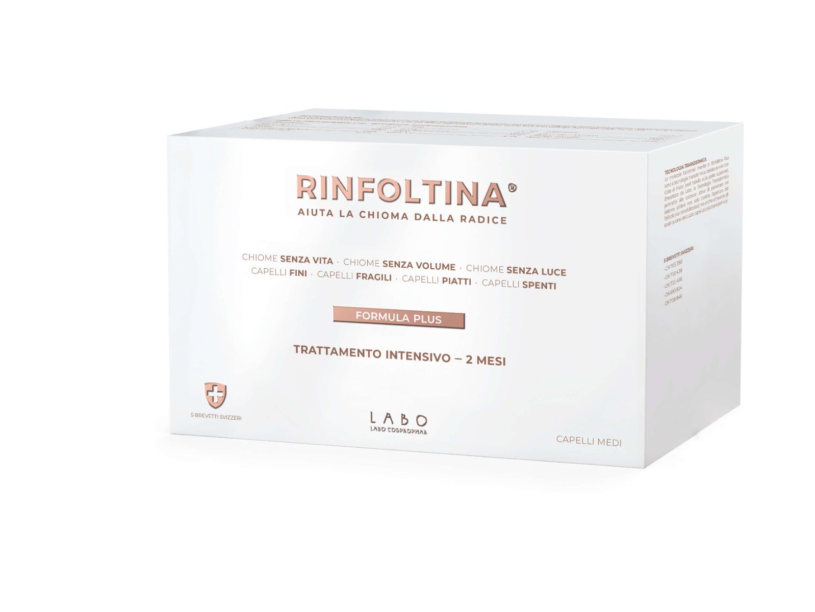 Labo rinfoltina plus trattamento intensivo capelli medi 40 fiale