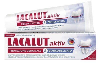 Lacalut aktiv protezione gengivale & bianco delicato 75 ml