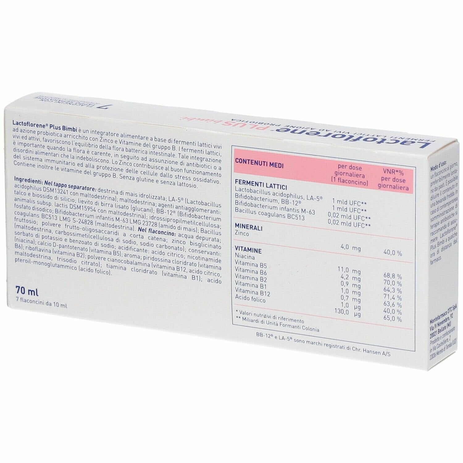 Lactoflorene bimbi plus 7fl