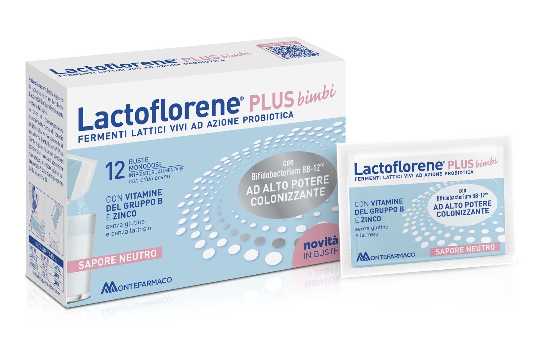 Lactoflorene plus bimbi 12 bustine