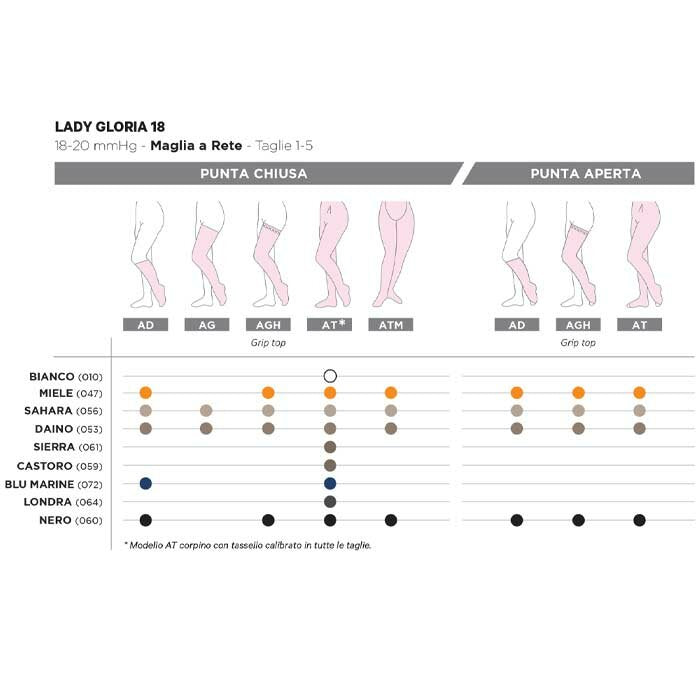 Lady Gloria 18 Collant 140 Den Colore Daino Taglia 2